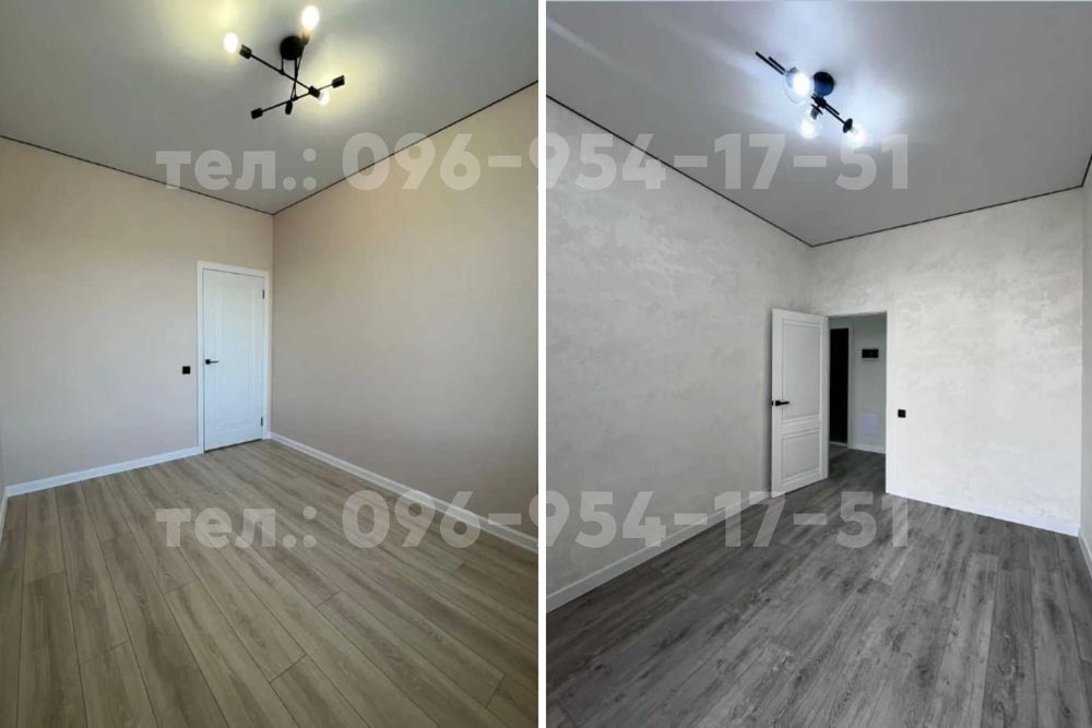 Малярные работы, шпаклевка стен, покраска потолков Монтаж гіпсокартону