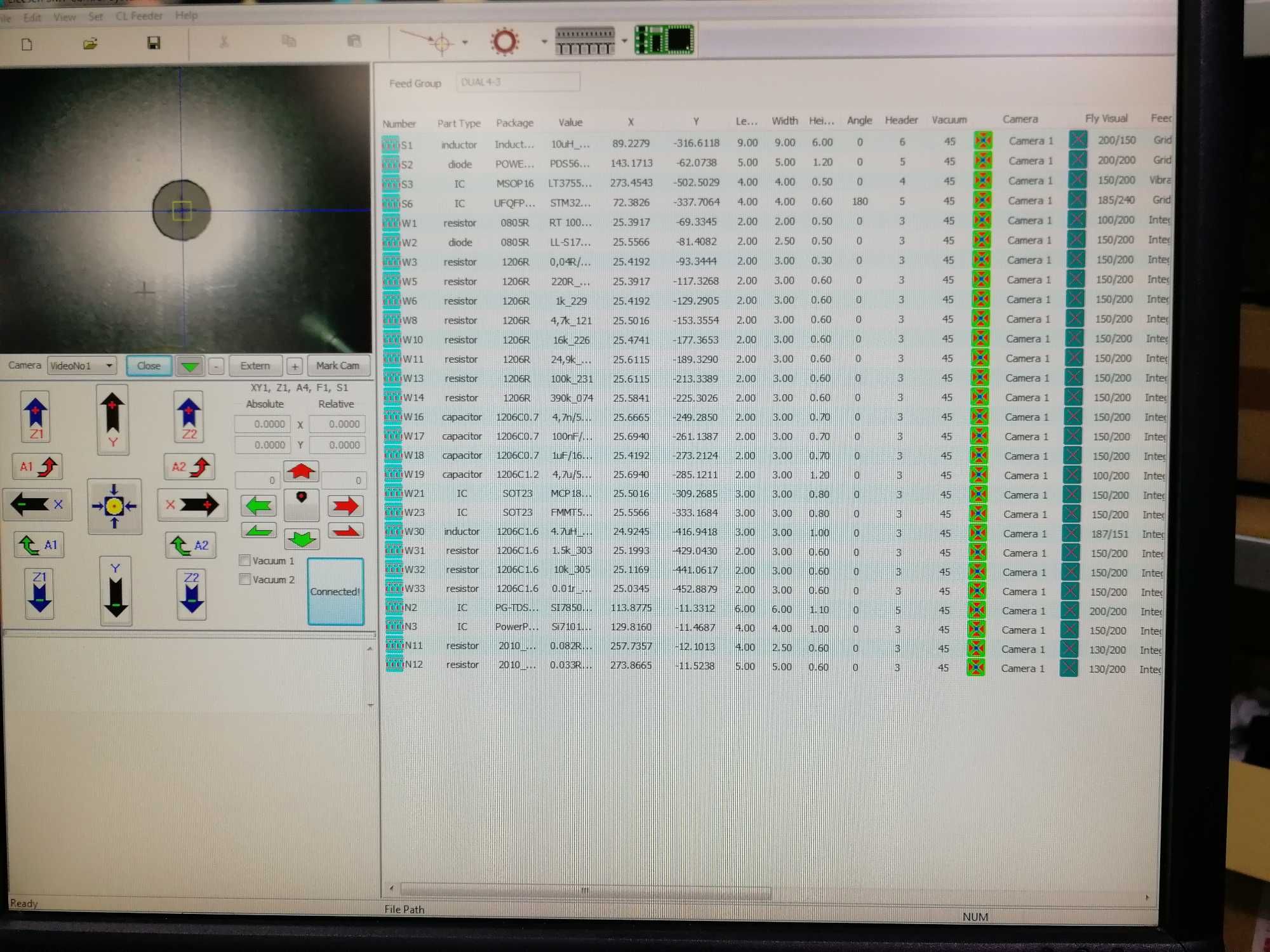 Maszyna pick and place SMT do produkcji elektroniki