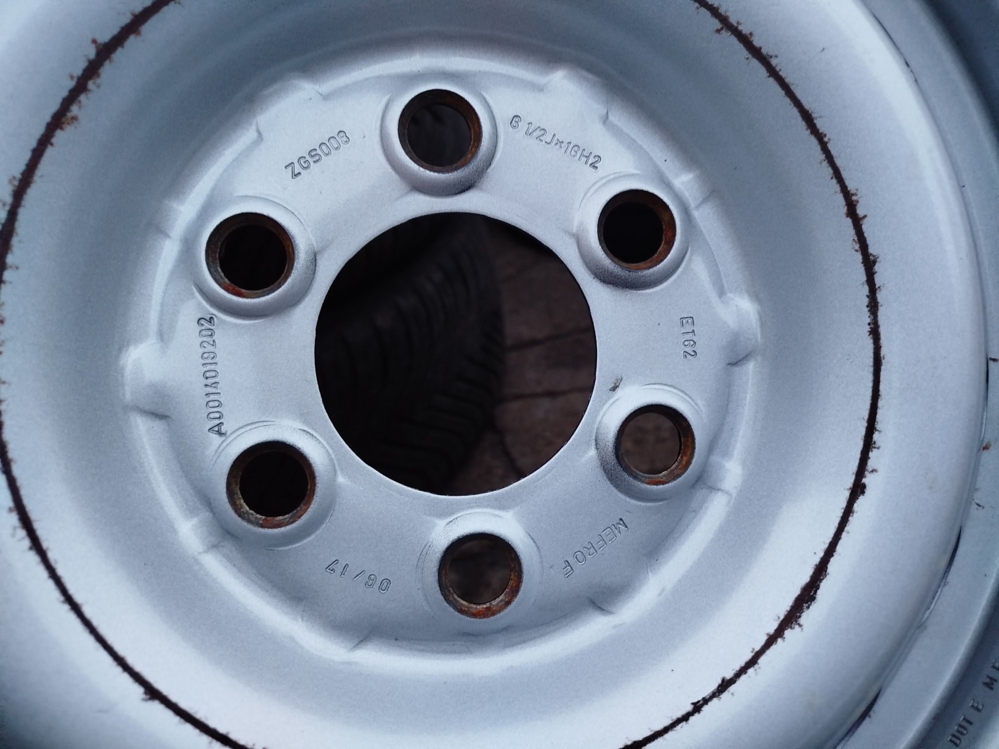 Koła Stalowe 6x130,R16,ET62 Mercedes Sprinter, VW Crafter 235/65/16C