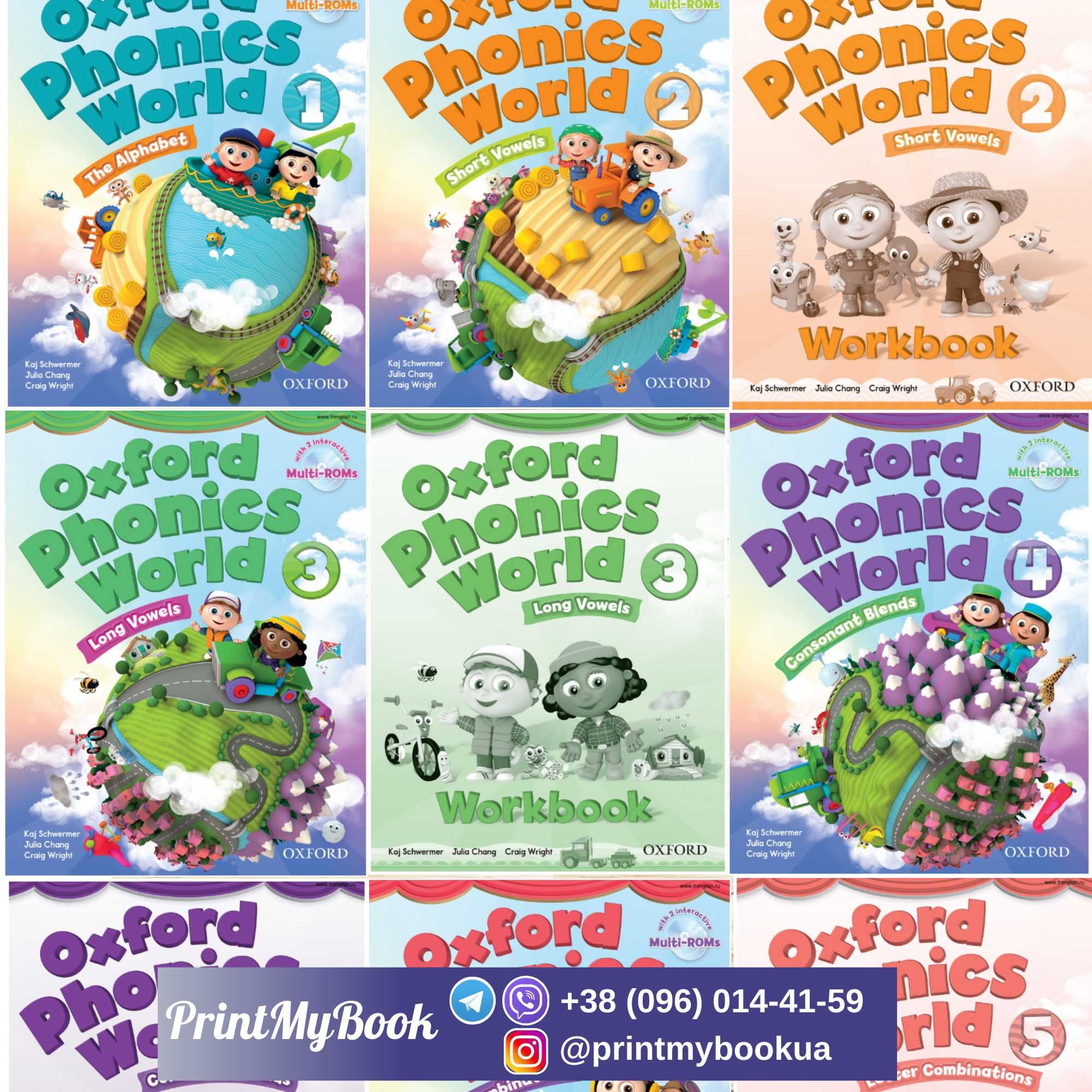 Oxford Phonics World  Комплект (Student’s Book + Workbook)