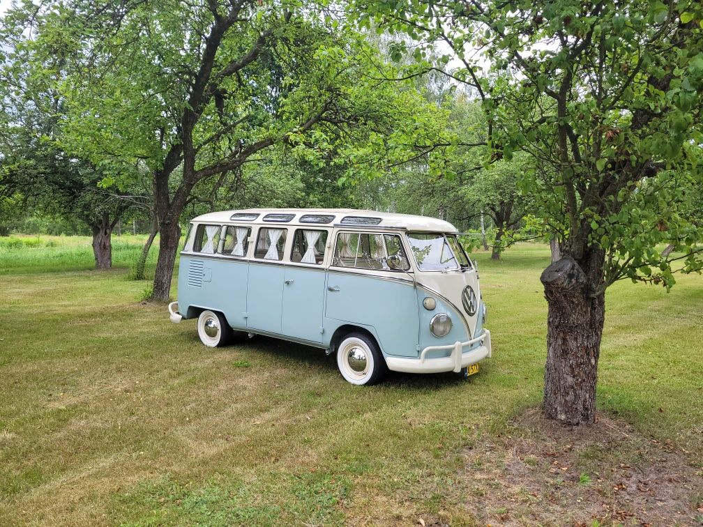 SAMBA VW T1 T2 Bulik Ogórek - Samochód Auto do Ślubu -zabytkowy boho