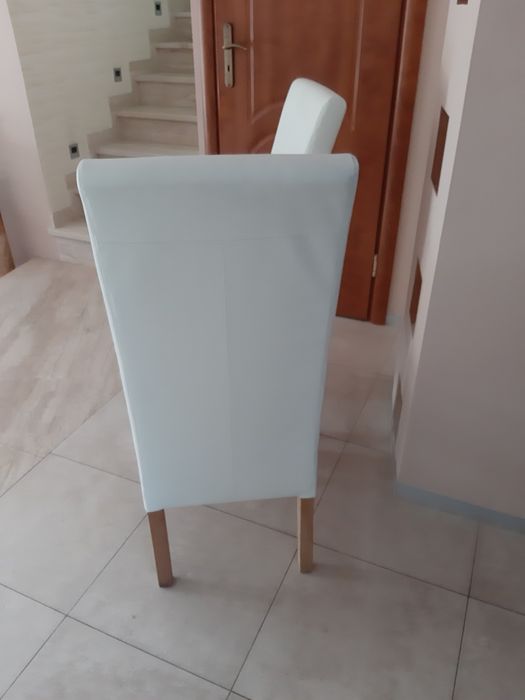 Krzesło białe kolekcja wysokie home fotel agata krzesełko tkmaxx