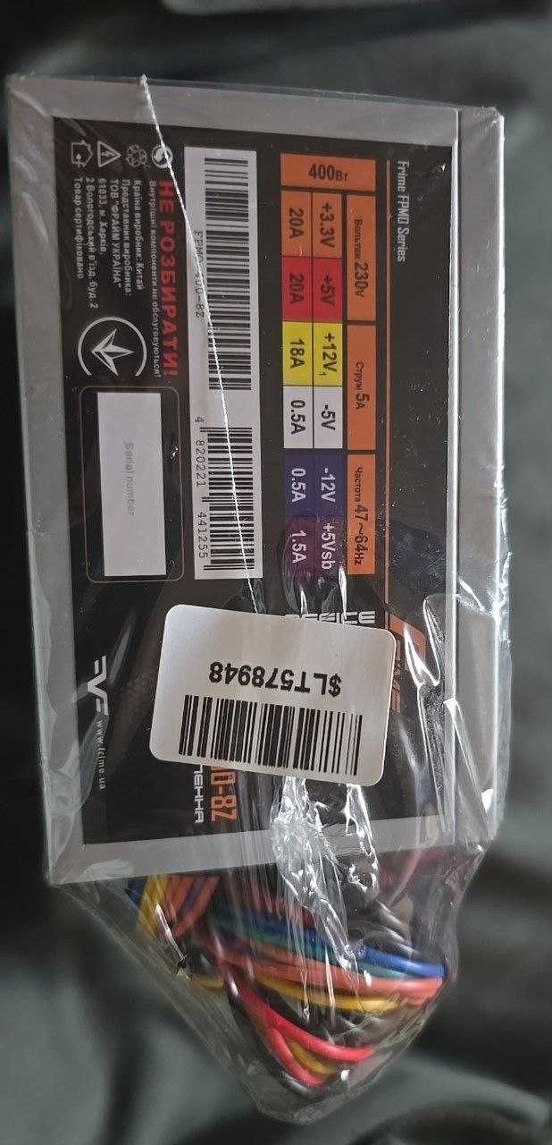 Блок живлення Frime Micro-ATX FPMO-400-8Z НОВА