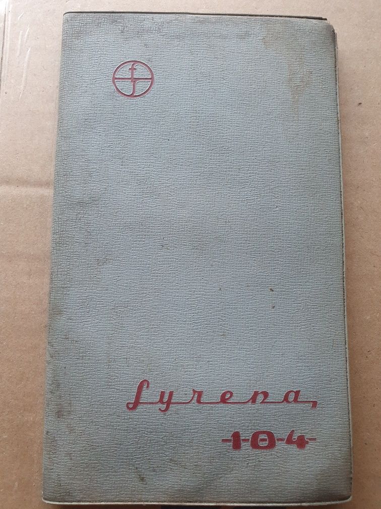 Instrukcja obsługi syrena 104 oryginał 1966