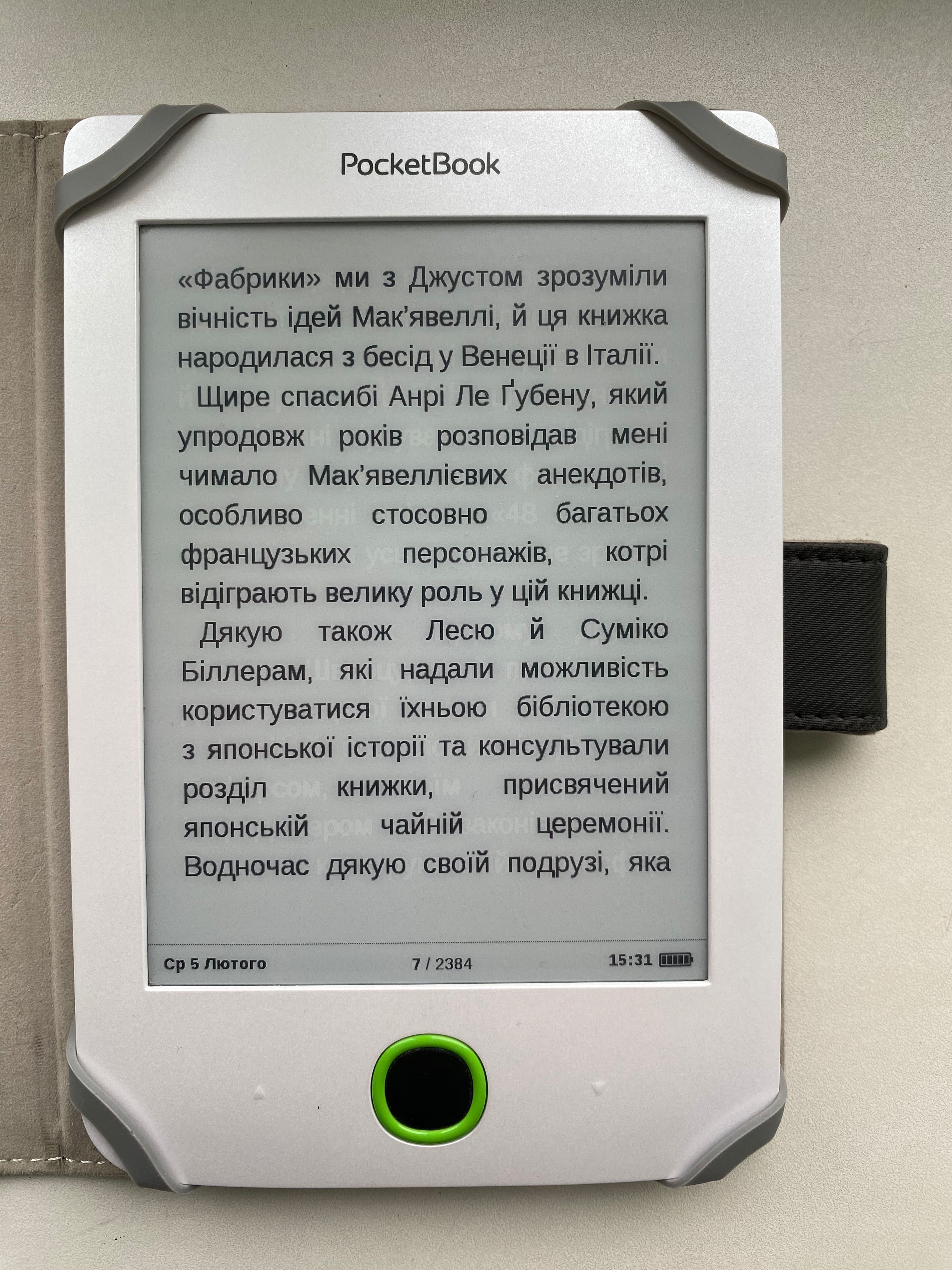 Електронна книга PocketBook 614 Basic 2 з комплектом читалка рідер
