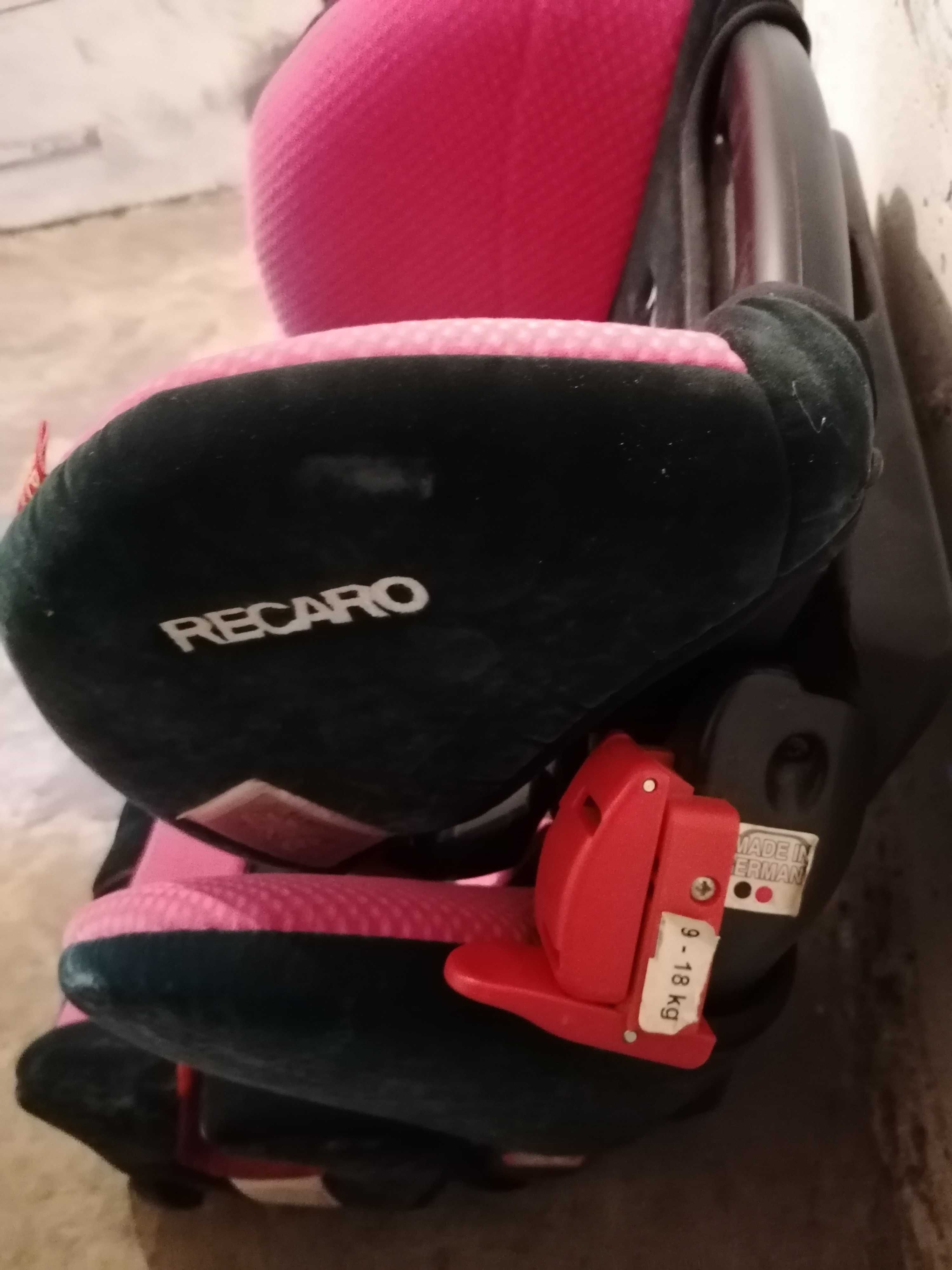 Fotelik samochodowy recaro od 9-36 kg