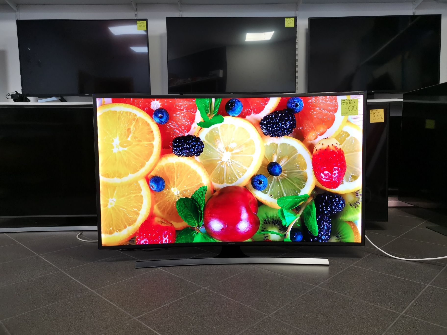 Samsung Curved 55 cali 4K UHD Smart WIFI DVB-T2 55JS8500 gw3m telewizo