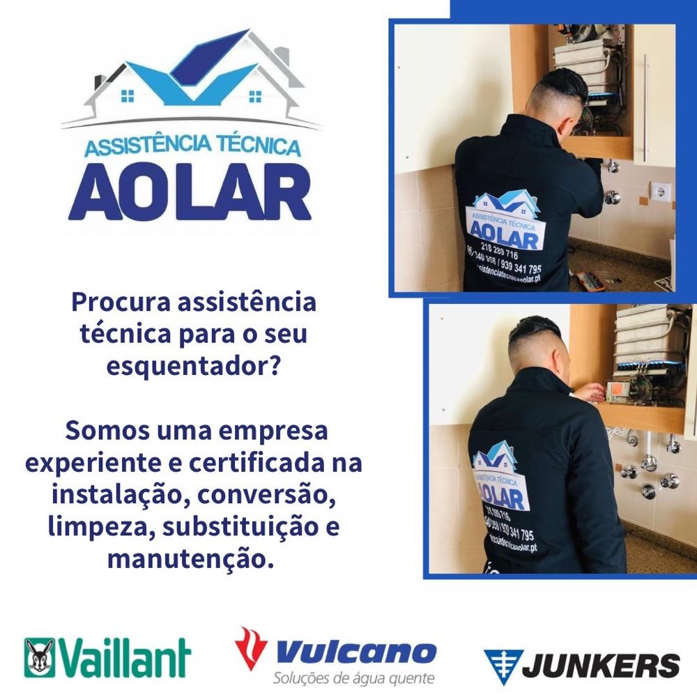 Reparação de Esquentadores vulcano Junkers e Vaillant