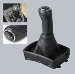 Punho Moca Manete Mudanças + Fole Volkswagen Polo 9N 9N2