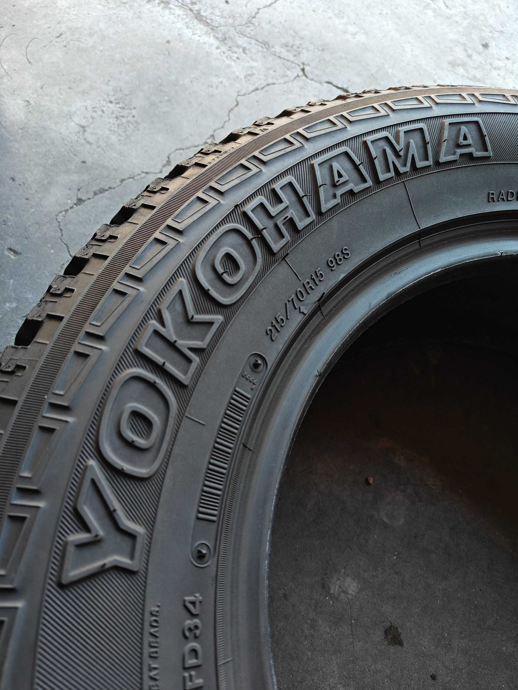 2шт. R15 215 70 шини літні всесезонні Yokohama Geolandar A/T-S