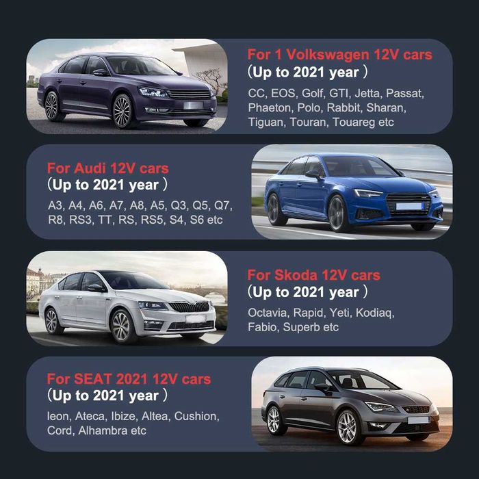 Profesjonalny skaner tester ANCEL VD700 VW AUDI SEAT SKODA j. Polski