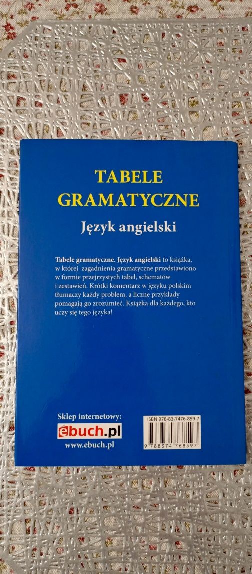 Tablice gramatyczne Język angielski