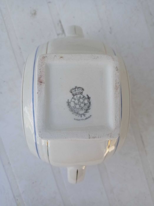 Porcelana, pote com tampa, lembrança de Fatima