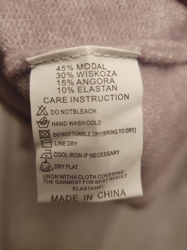 Jasnofioletowy sweter 8155 S/M