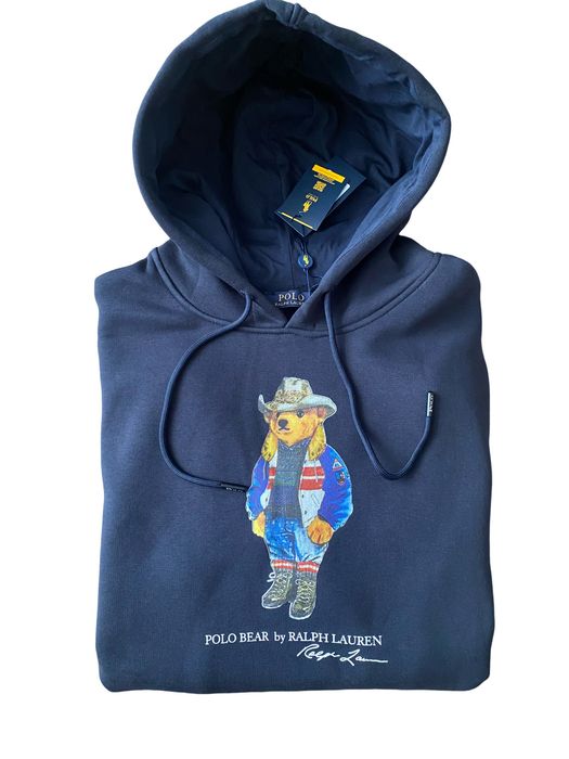 Bluza z misiem Polo Ralph Lauren kaptur