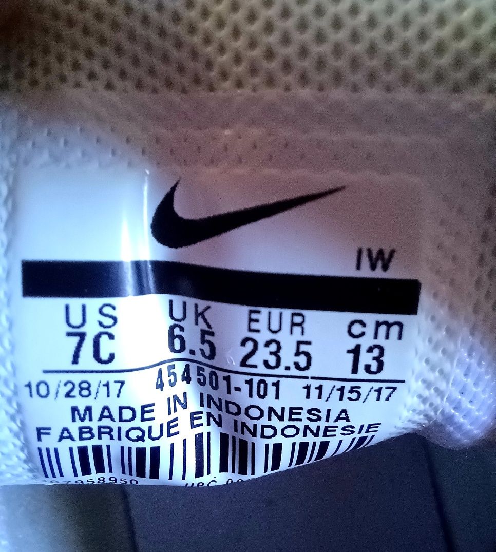 Adidasy firmy Nike rozmiar 23,5