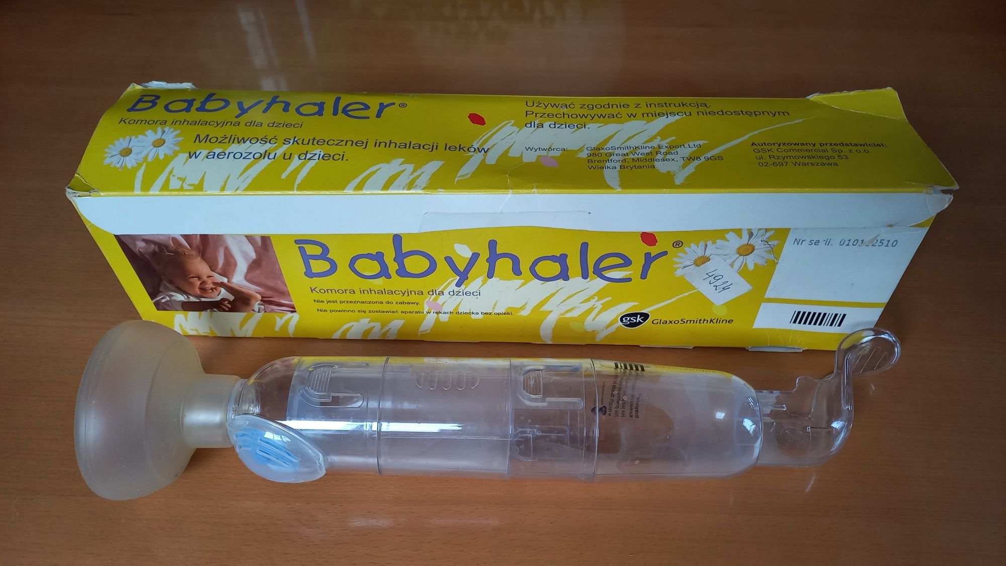 Babyhaler przyrząd do inhalacji dla dzieci