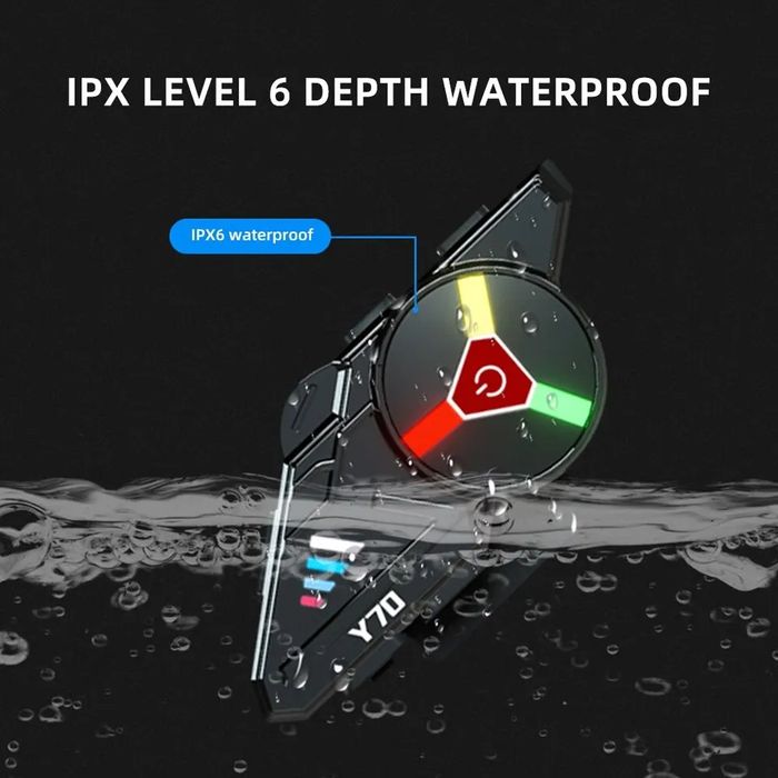 Intercomunicador para capacete de moto bluetooth prova de água NOVO