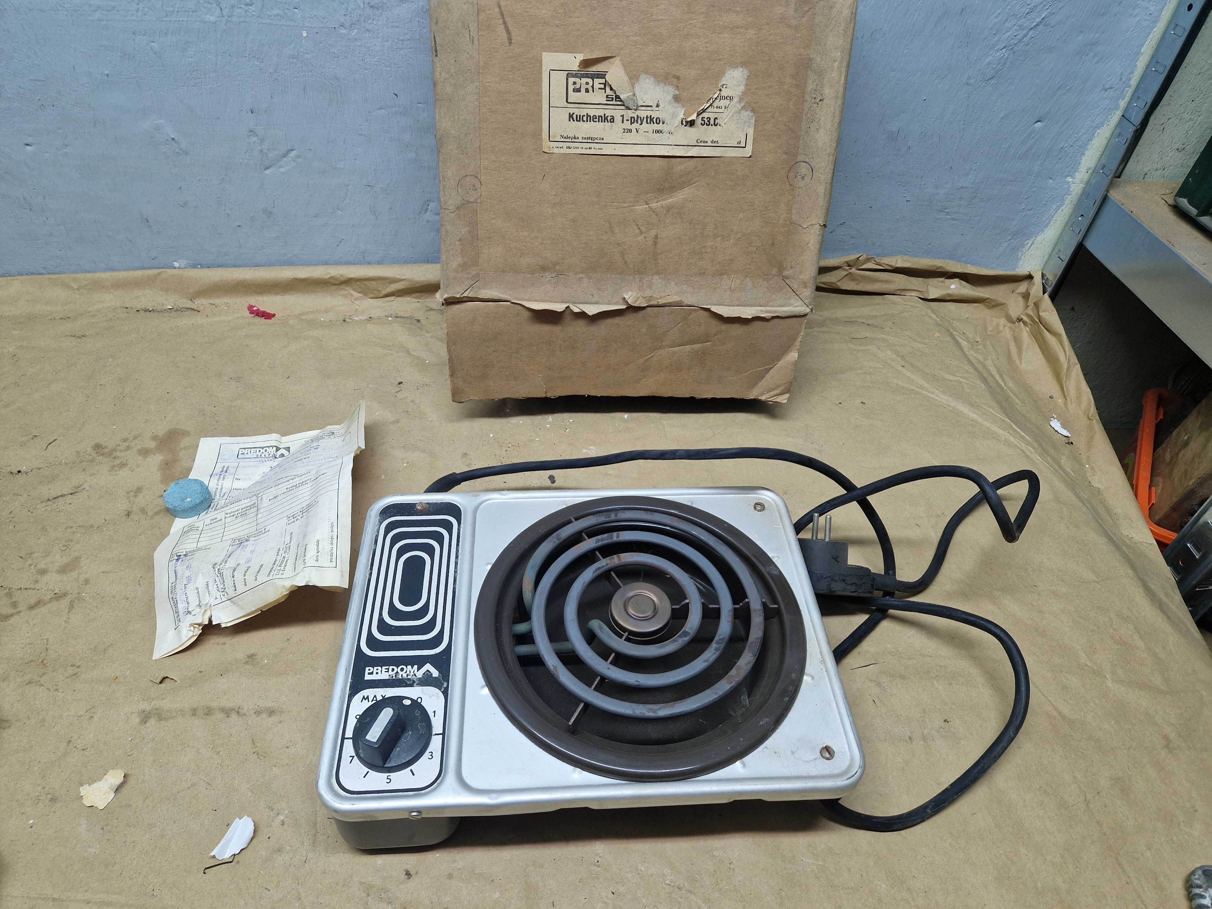 Kuchenka elektryczna PREDOM SELFA 1988 r. Staroć okazja