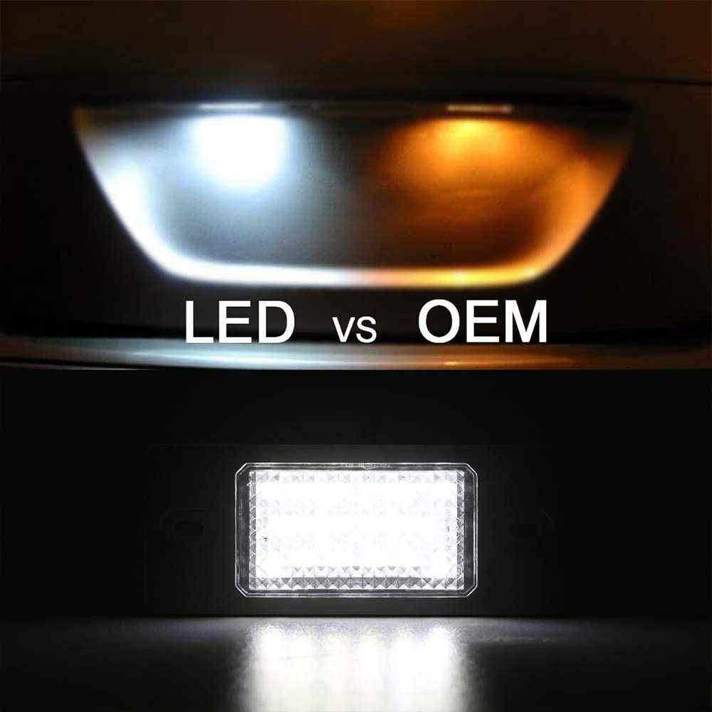 Luzes LED Matrícula - Compatível com VW, Audi, Porsche NOVO