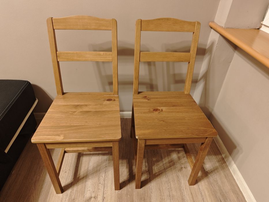 Zestaw używanych krzeseł Ikea Hägernäs