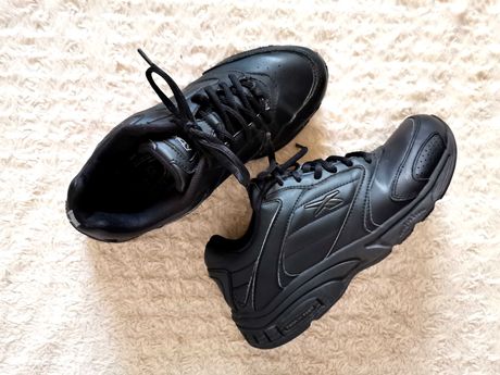 Reebok DMX Foam Walking Черные кожаные кроссовки р.37,5 24,5 см