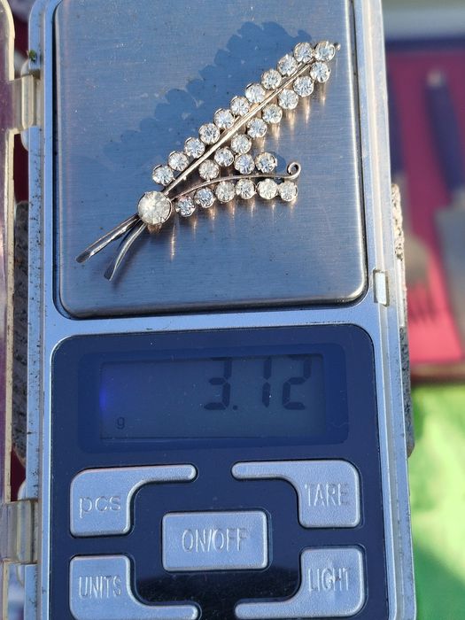 Брошка срібло 875⁰ зірка