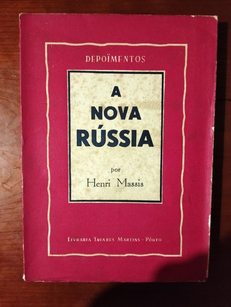 Livro A Nova Rússia (Henri Massis)