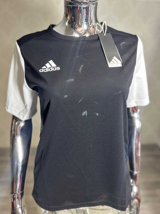T-Shirt Adidas Sportowy czarny rozmiar. 164