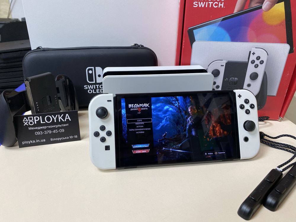 Магазин! Nintendo Switch OLED +гра в подарунок