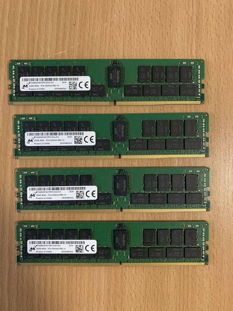 Модуль пам'яті Micron DDR4 32GB 3200MHz  (MTA36ASF4G72PZ-3G2J3UI)