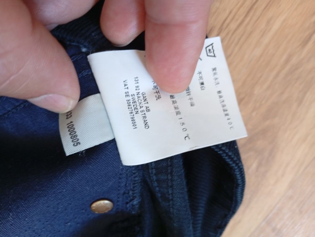 Gant nowe oryginalne spodnie męskie