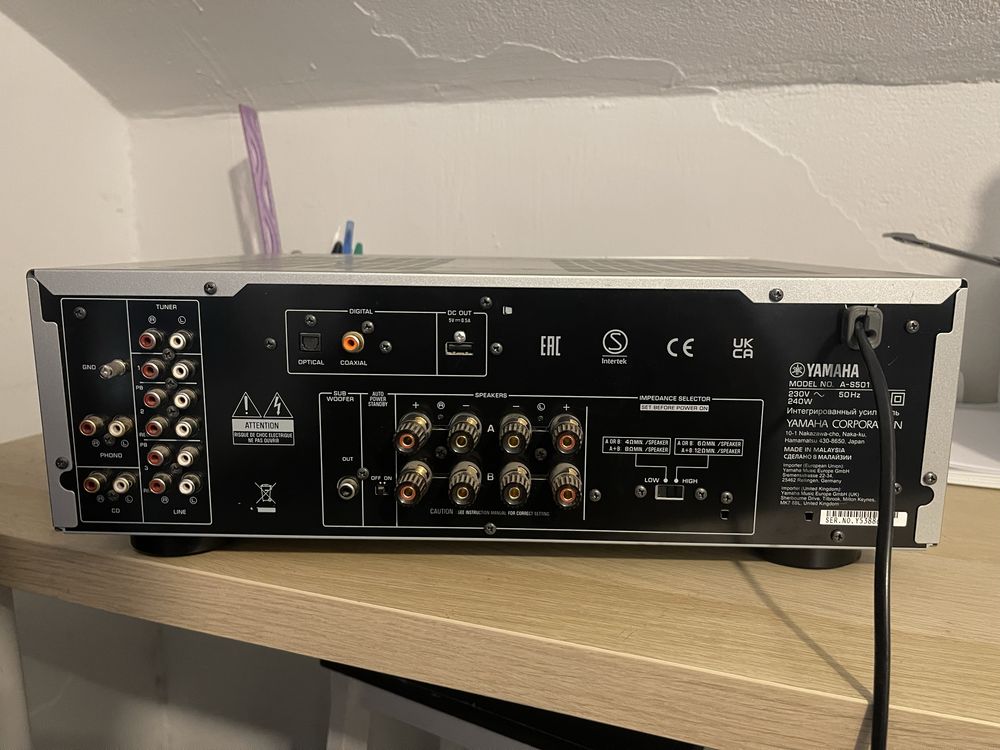 Wzmacniacz Yamaha A-S501 (uszkodzony)