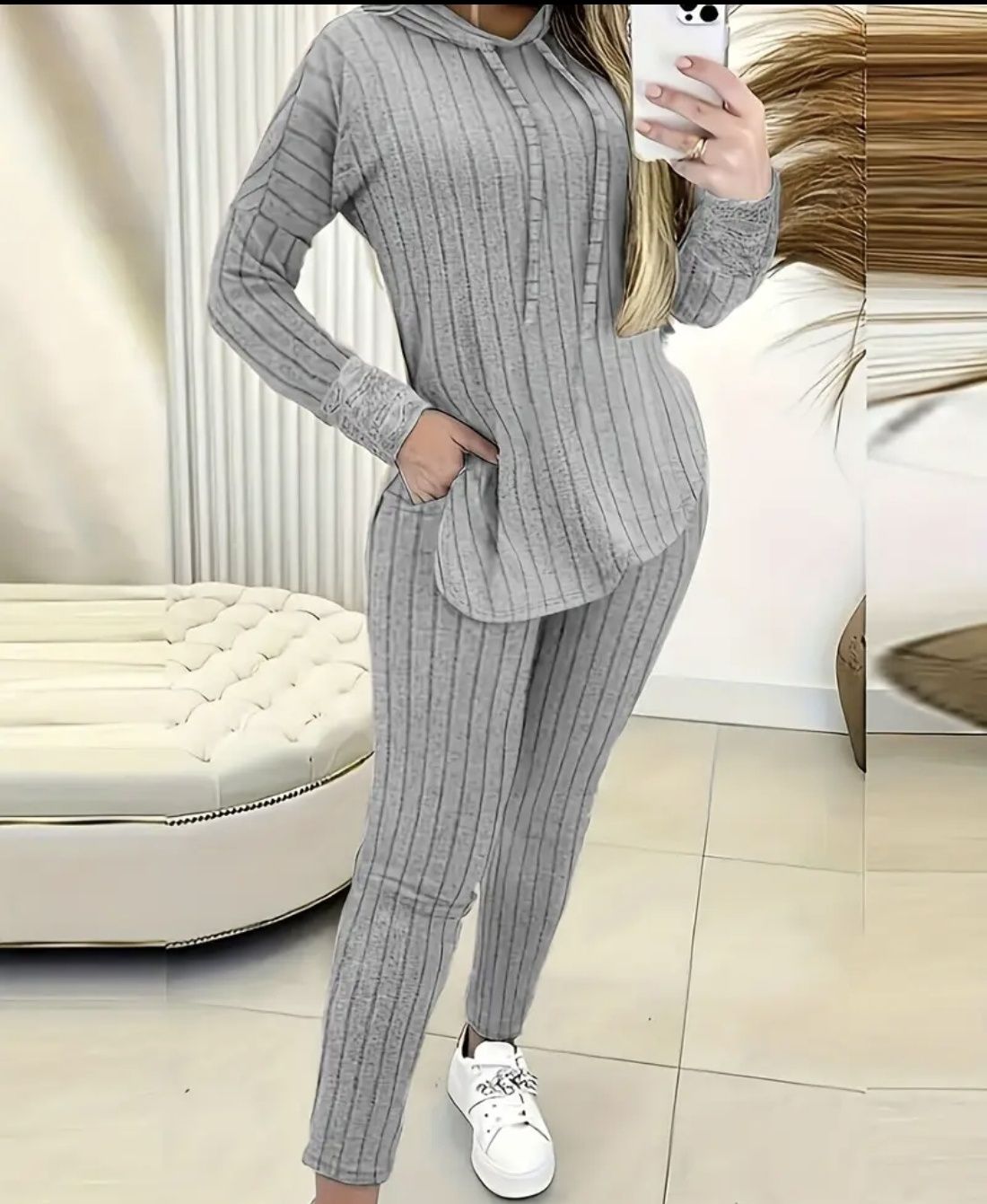 Conjunto fato de treino