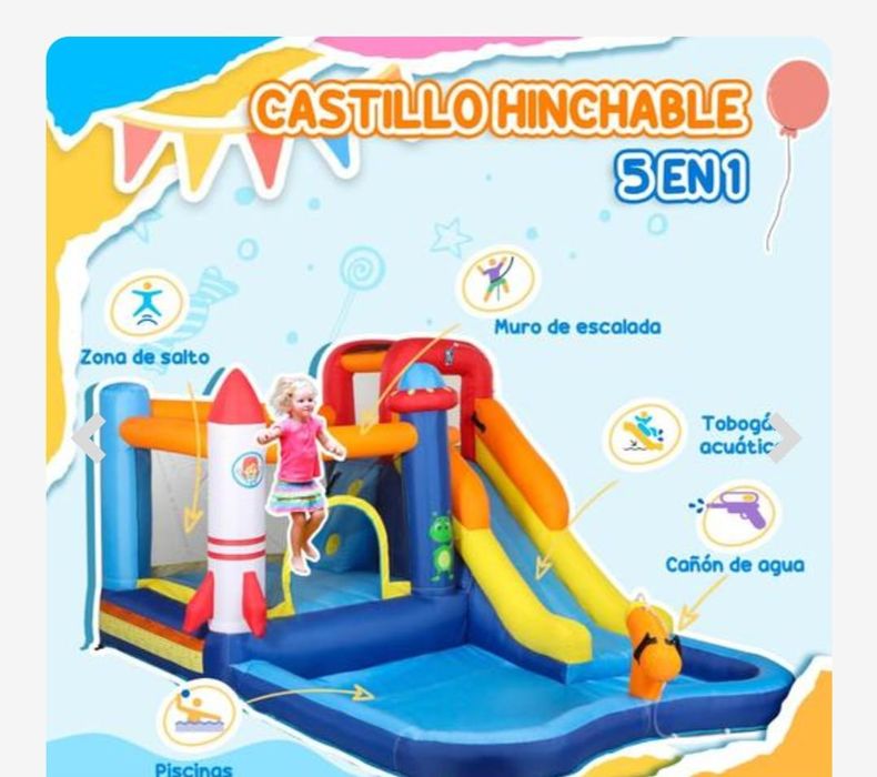 Insuflável de água / tranpulin