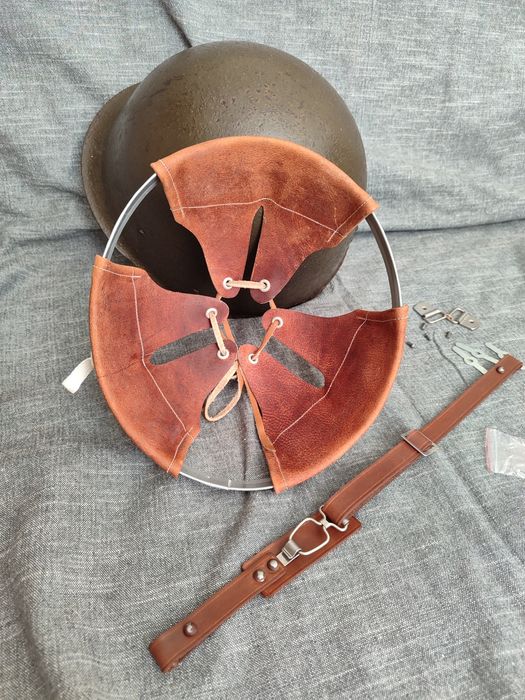 Hełm polski wz 31 fasunek podpinka komplet