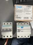 ПЗВ (дифреле) Hager 40A CE440J, Автоматичний вимикач C-32A MC332A