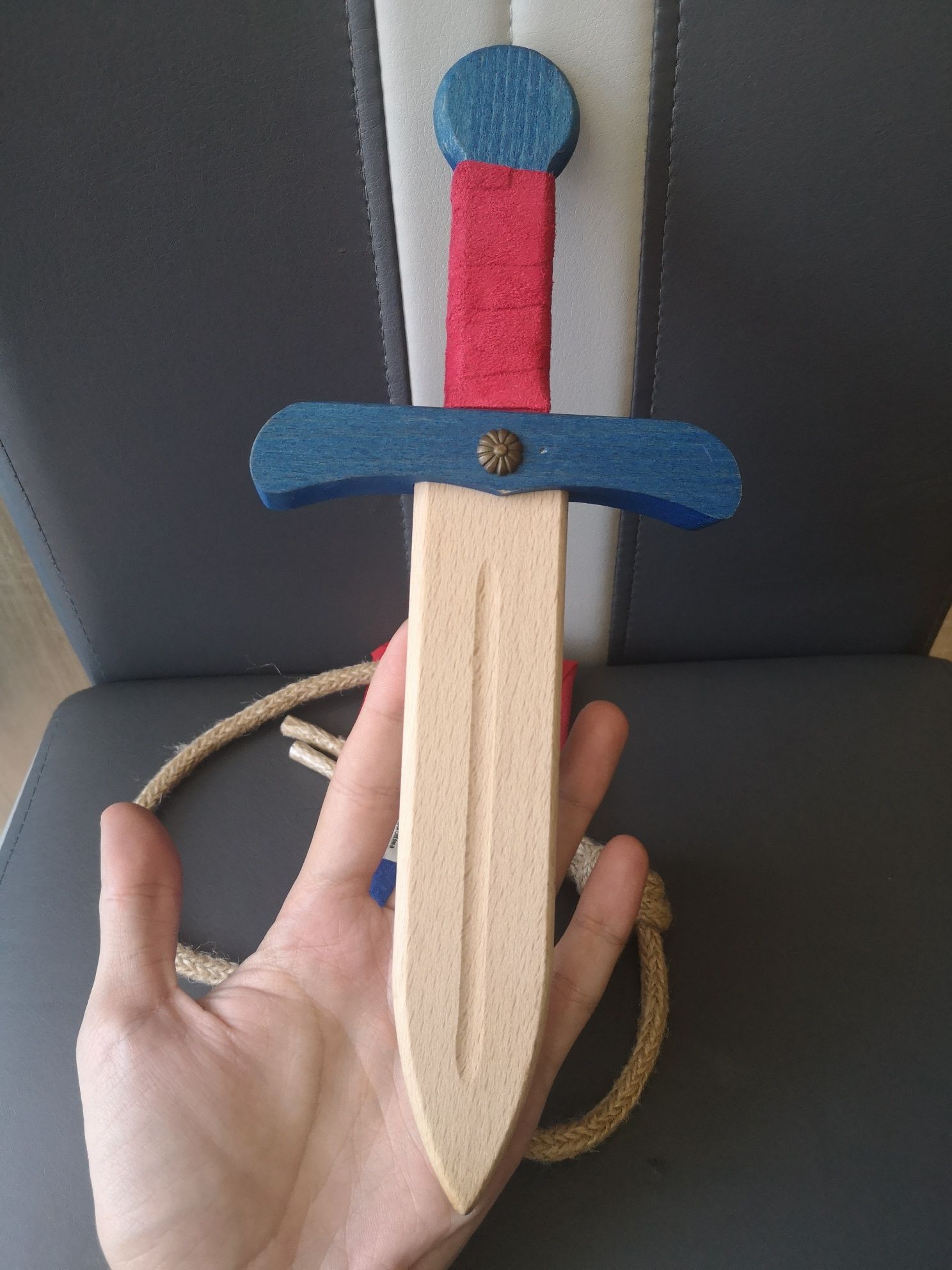 Miecz drewniany zabawka Kalid Medival Toys Barcelona