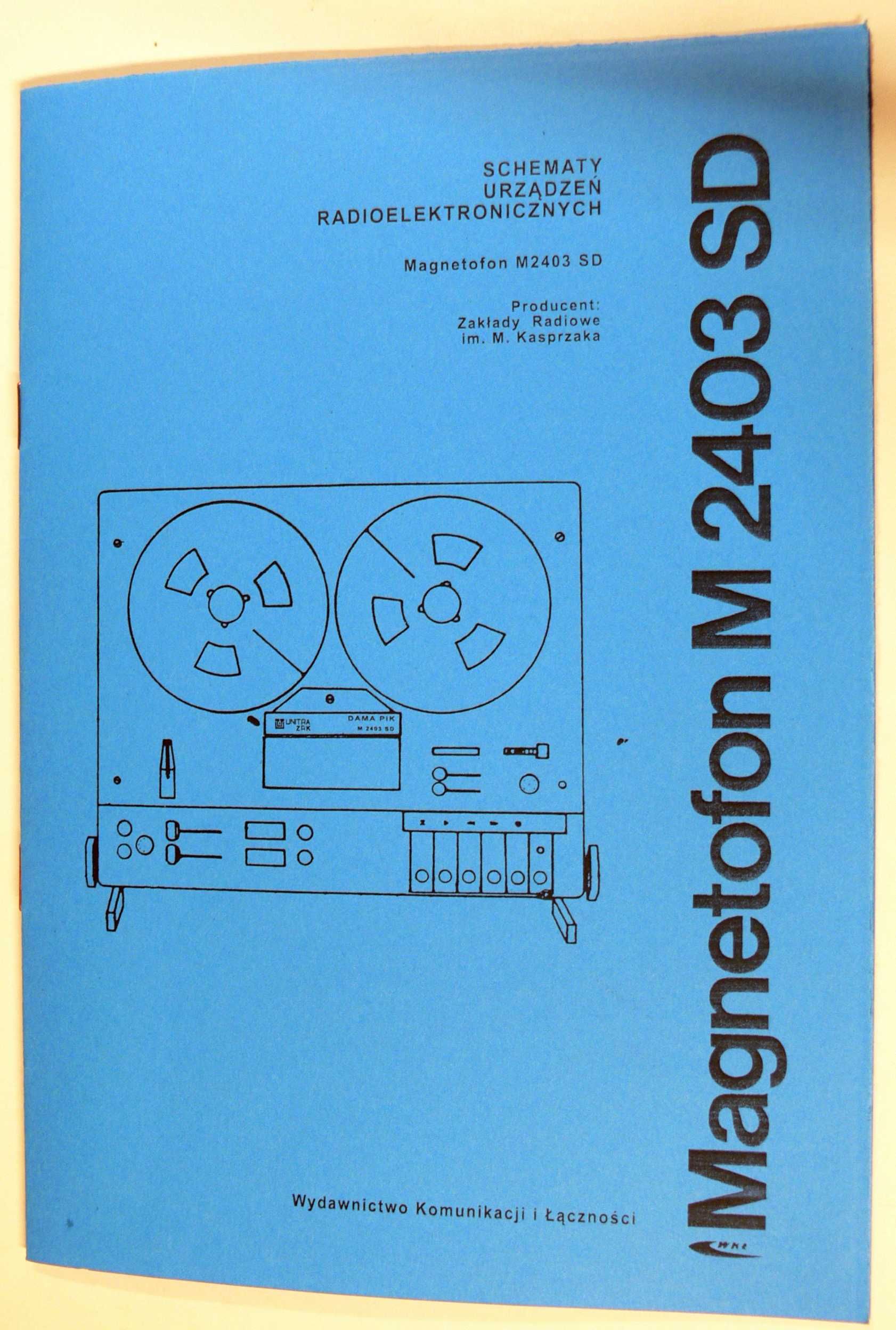 Instrukcja magnetofonu M 2403 SD DAMA PIK UNITRA