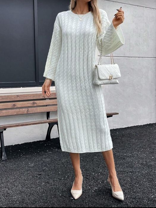 Нова, тепла, вʼязана сукня, мій проліт з розміром