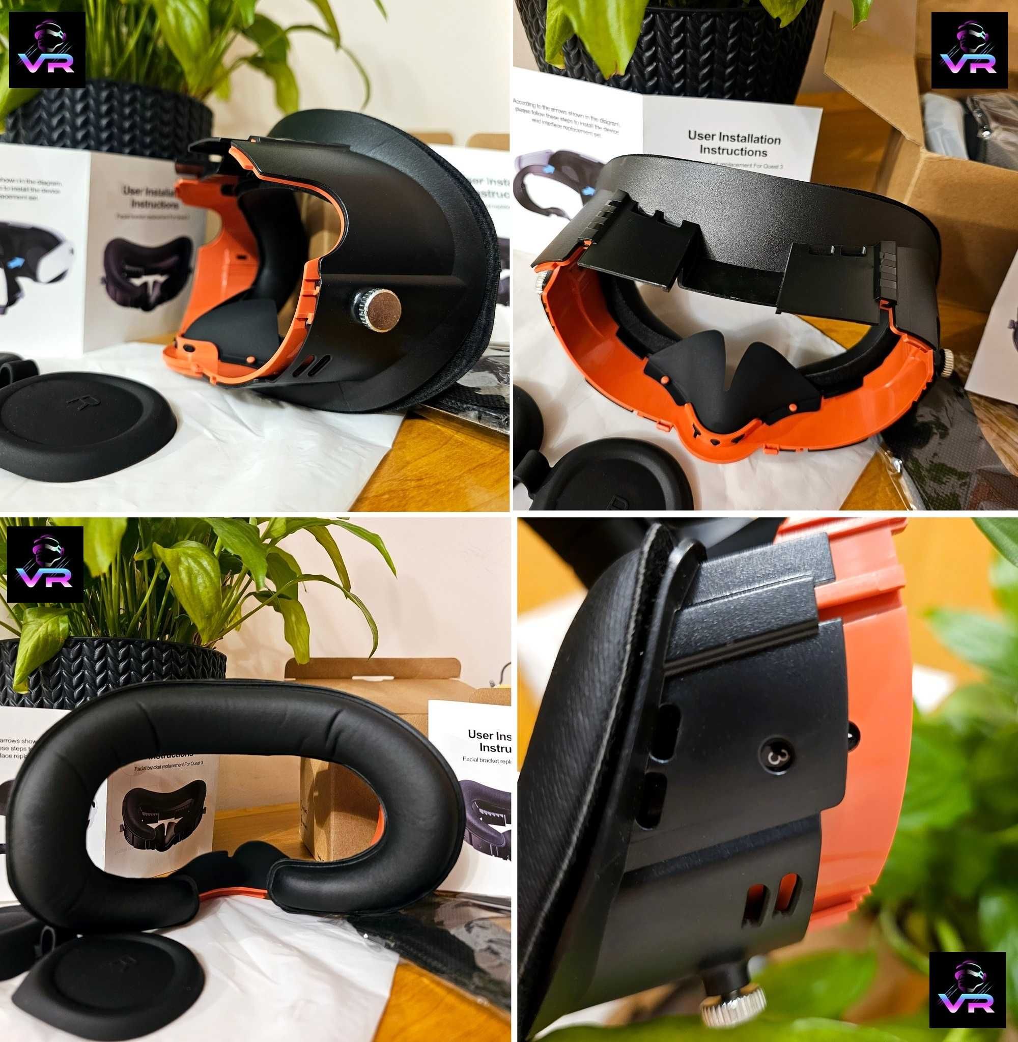 Meta Quest 3 лицьова накладка (3-в-1) маска Face Pad Cover Oculus