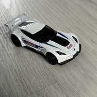 Hot wheels corvette C7.R bialy