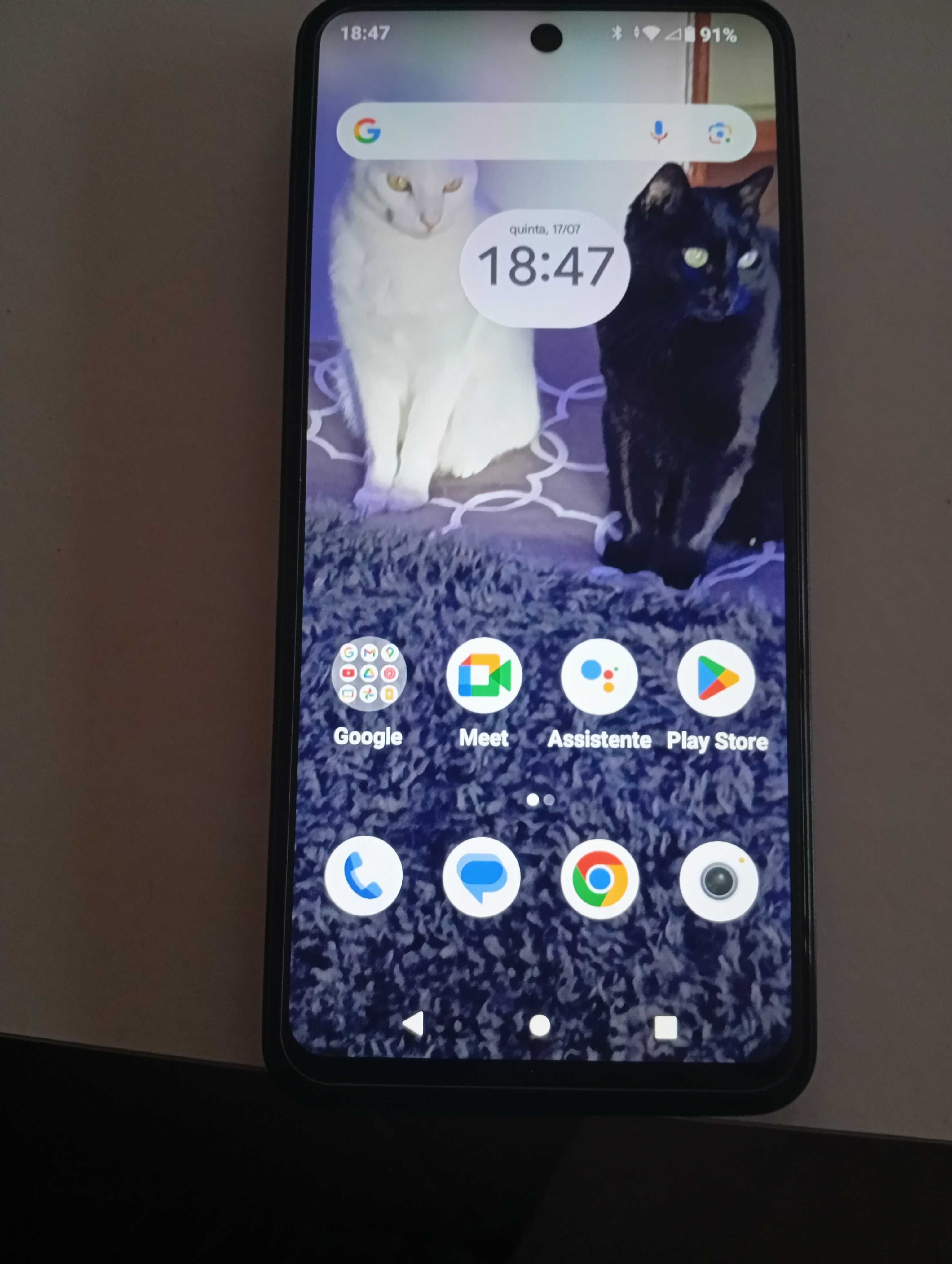 Telemóvel SPC Android a funcionar na perfeição.