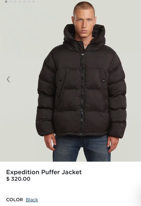 Мужская куртка G Star Raw Expedition Puffer. Оригинал