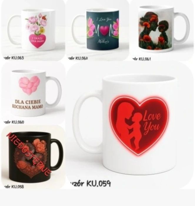 Prezent na Dzień Mamy Kubek Ceramiczny z Imieniem dla Mamy