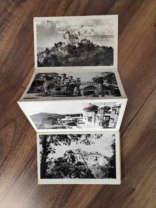 Conjunto Vintage de Postais Acordeão – Sintra (Anos 50/60)