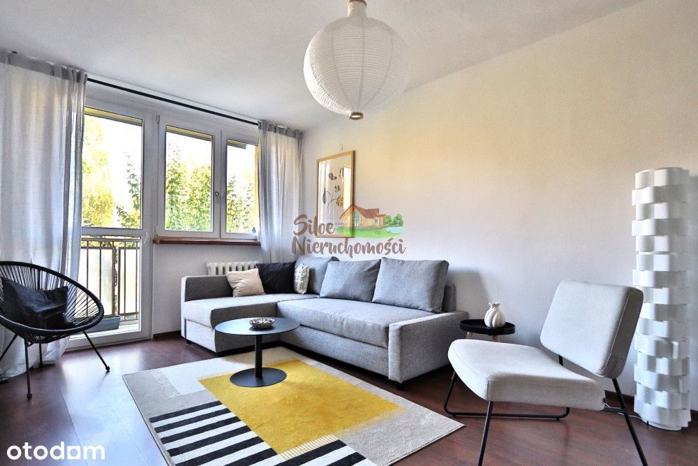 Umeblowane mieszkanie 2 pokojowe z balkonem