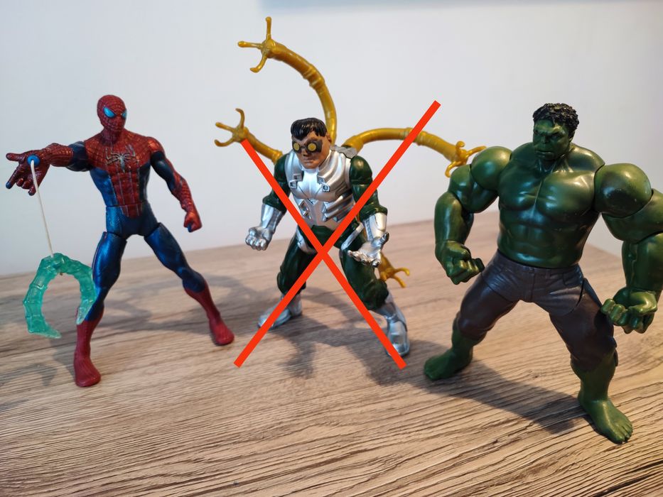 Figurki Avengers Spiderman oraz Hulk