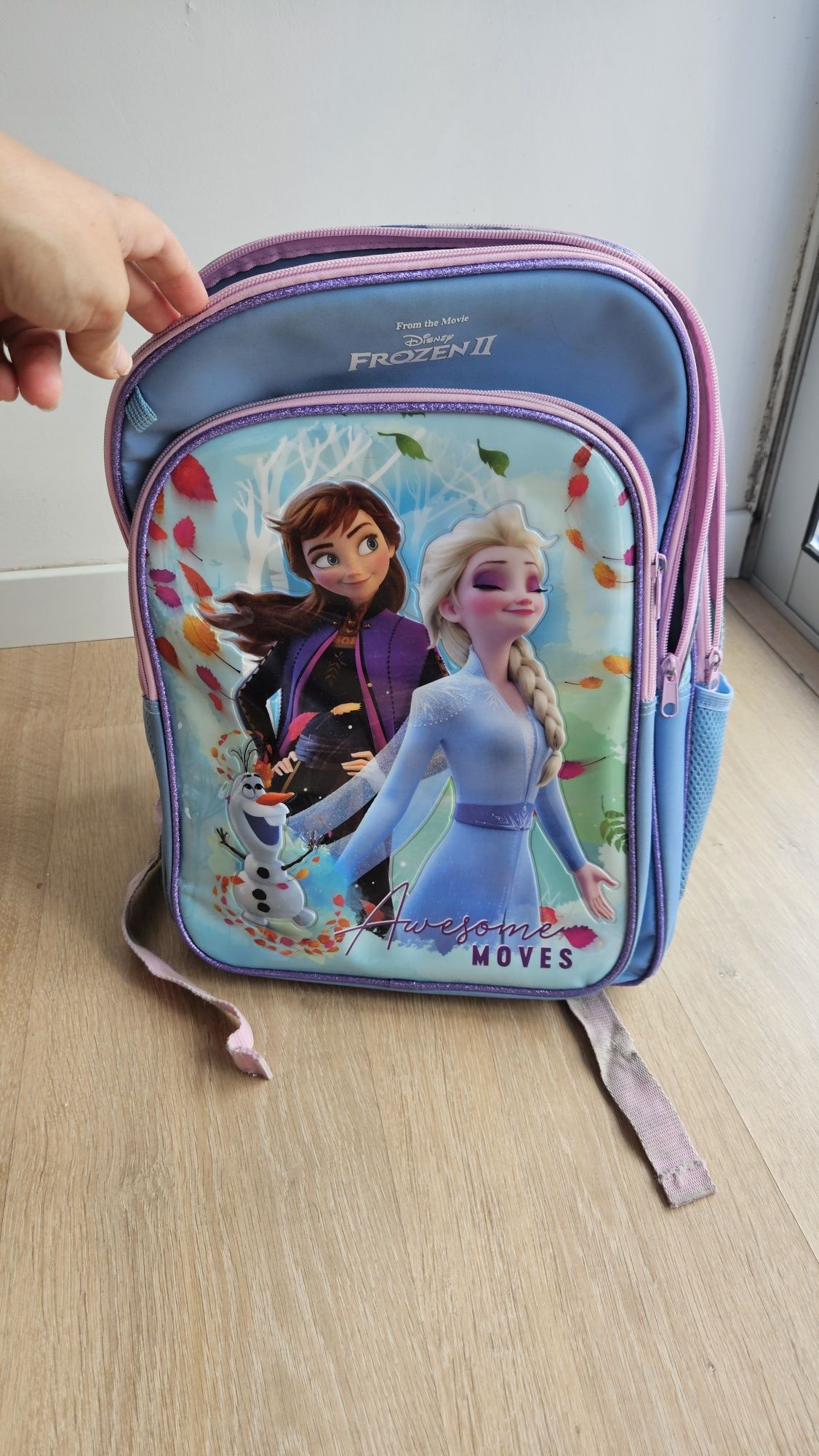 Mochila escola frozen e lancheira