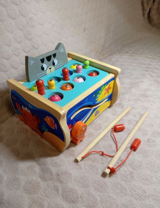 Магнитная развивающая игра "Рыбалка".